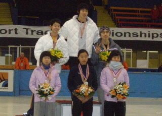 the six Korean medal winners