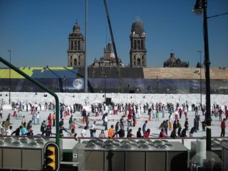 the Z�calo Icerink in Mexico City